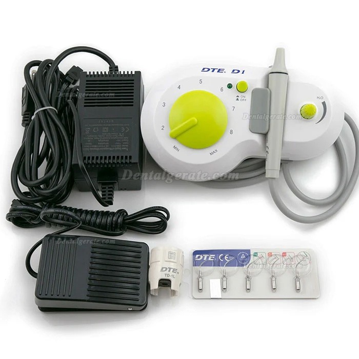 Woodpecker DTE D1 ultraschallscaler mit 5 spitzen, zahnsteinentfernung & parodontologie